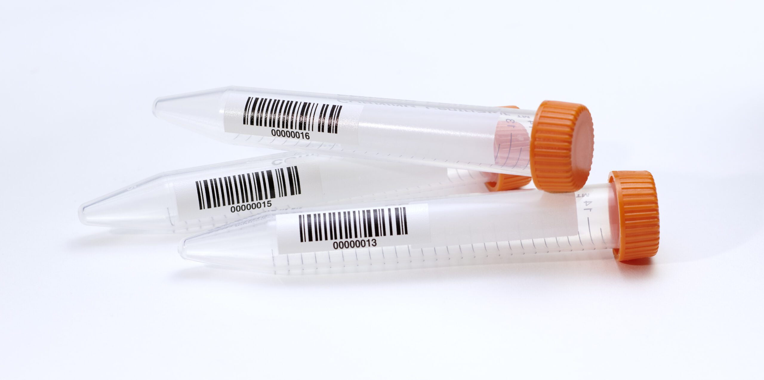 Direct Mark ID on Centrifuge Vial