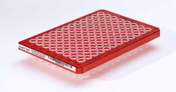 DM45-on-Red-Half-Skirt-Microwell-Plate-600x315