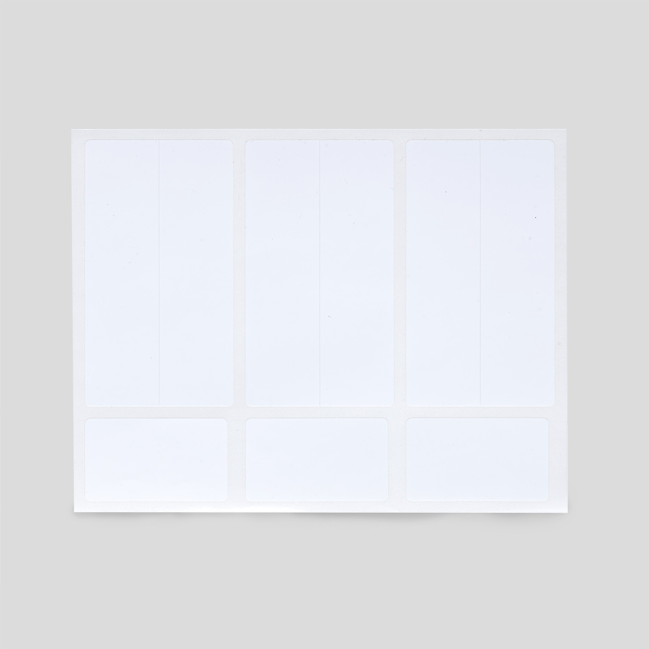 library-three-label-set